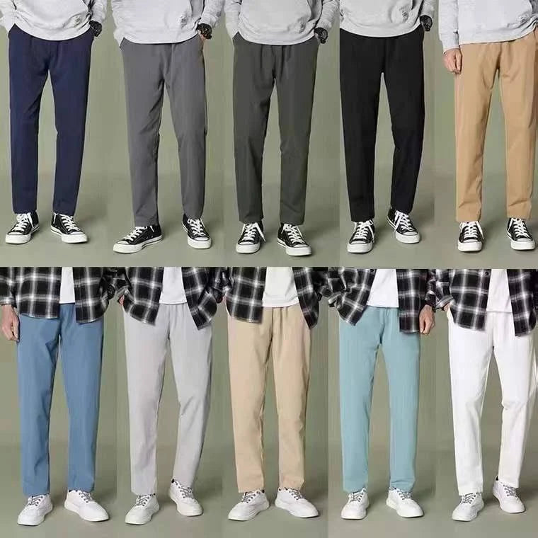 Casual Straight Pants Men